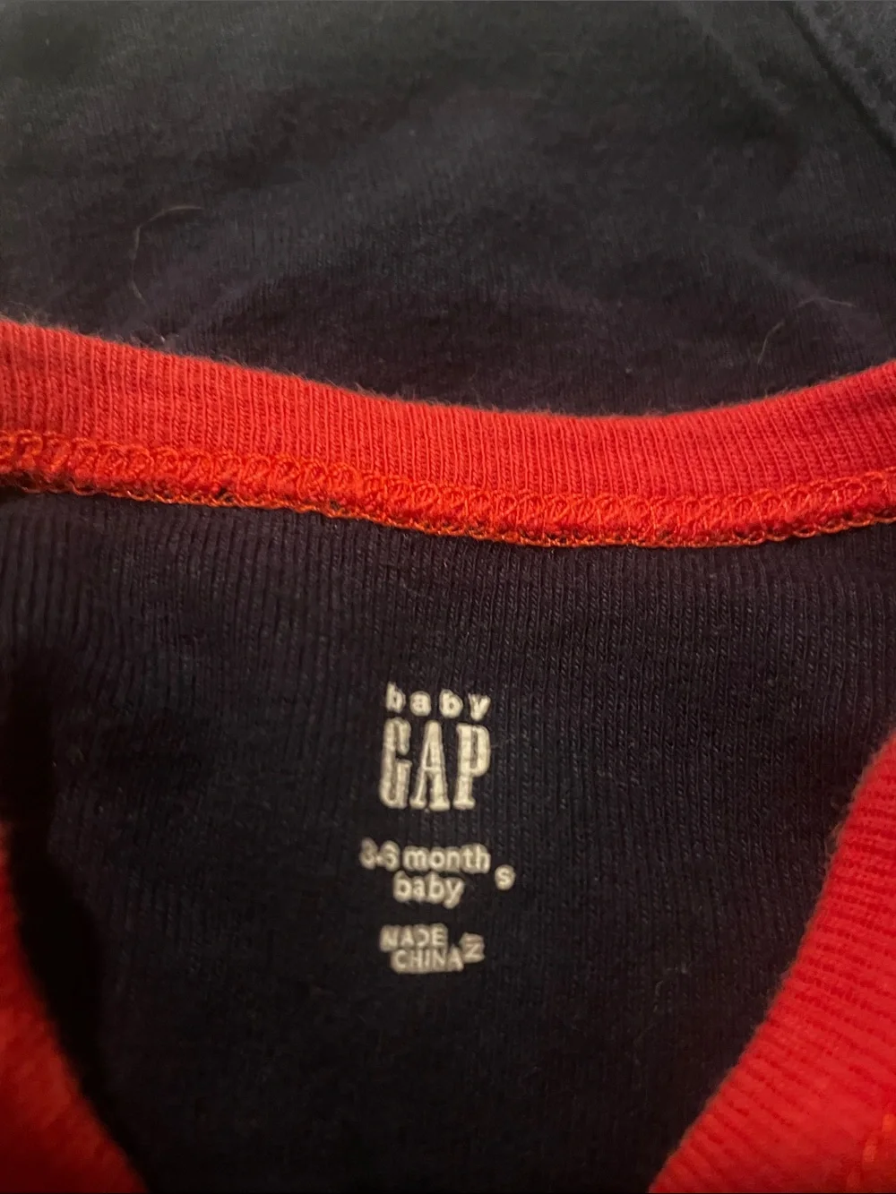 GAP Navy with Red Trim Anchor One-Piece & Gray Dog Print Bodysuit Duo